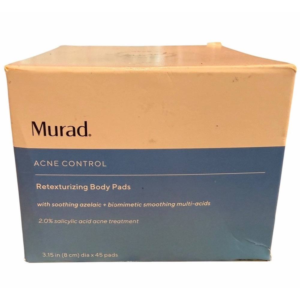 Murad Acne Control Retexturizing Body Pads 45 Pads NEW SEALED